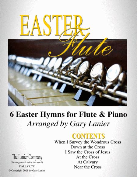 EASTER FLUTE (6 Easter Hymns For Flute & Piano With Score/Parts)